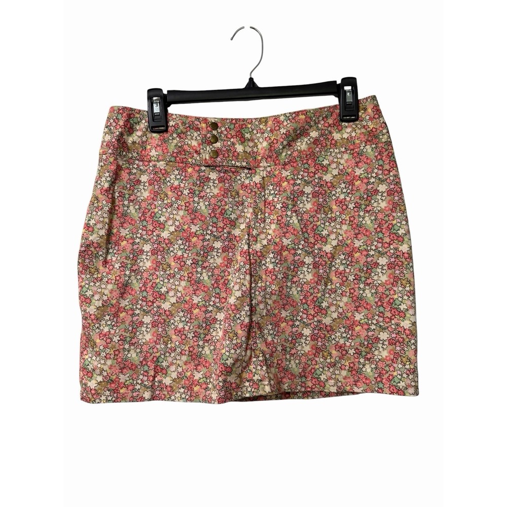 Fashion Bug Floral Skort Size 6 Stretch Cottagecore